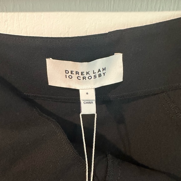 10 Crosby Derek Lam Mini Skirt with Flounce Grommet Hem - Picture 3 of 6